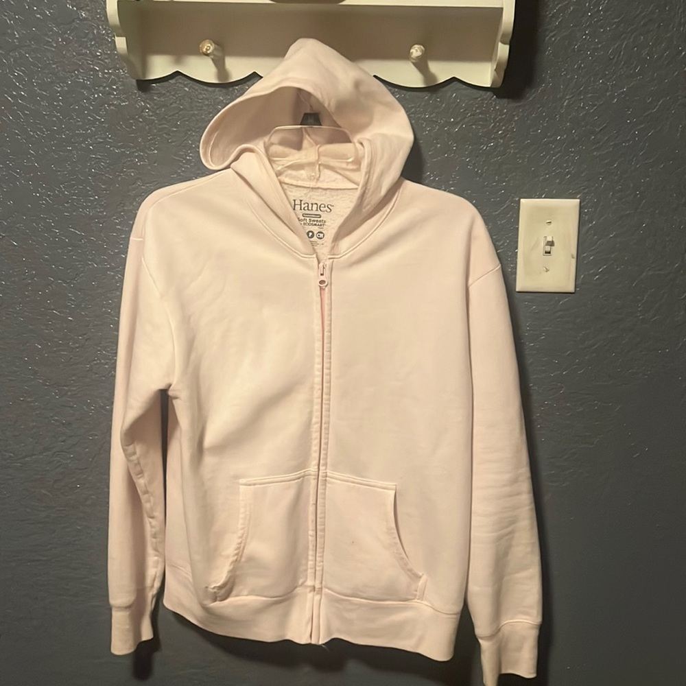 Hanes soft pink jacket